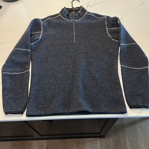 KUHL Revel 1/4 Zip Sweater Pullover - Navy Blue